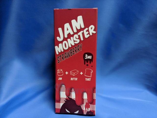 картинка Jam Monster Strawberry 100 мл, 3 мг/мл от магазина Paromag 