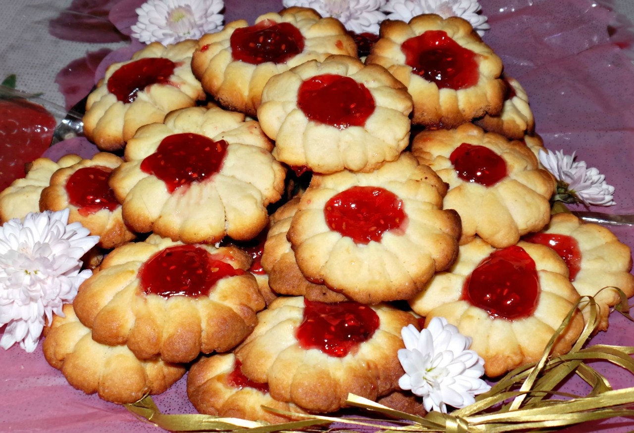 😤 Рецепт Shortbread Raspberry Cookie в интернет магазине Paromag